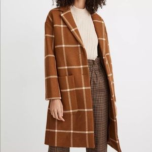 Madewell Elmcourt Windopane Coat - Insuluxe Fabric